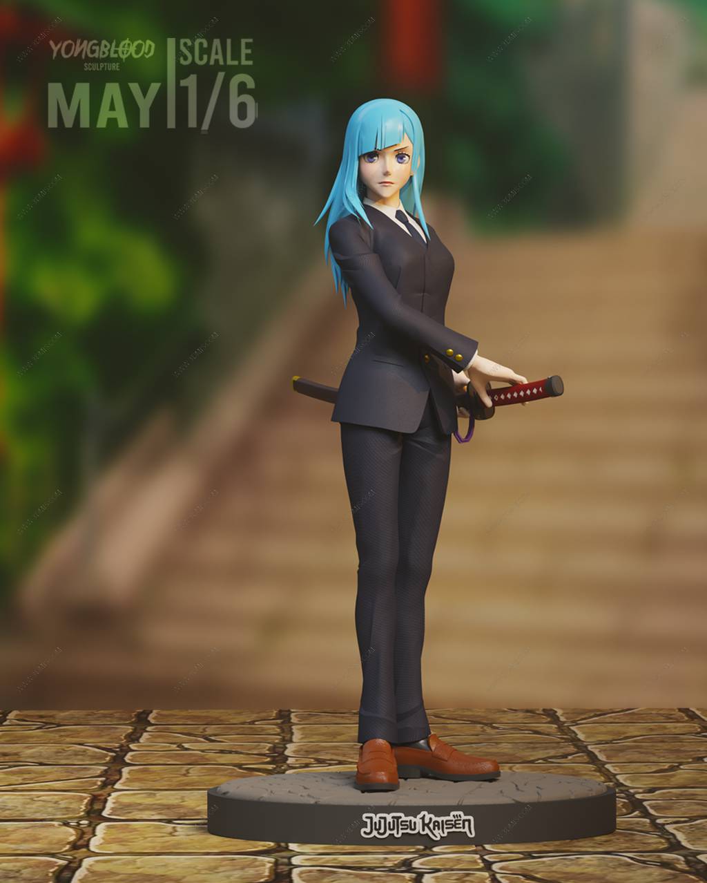 P站图纸印象馆 Yongblood Sculpture 咒术回战 三轮霞 Yongblood Sculpture 咒术回战 三轮霞