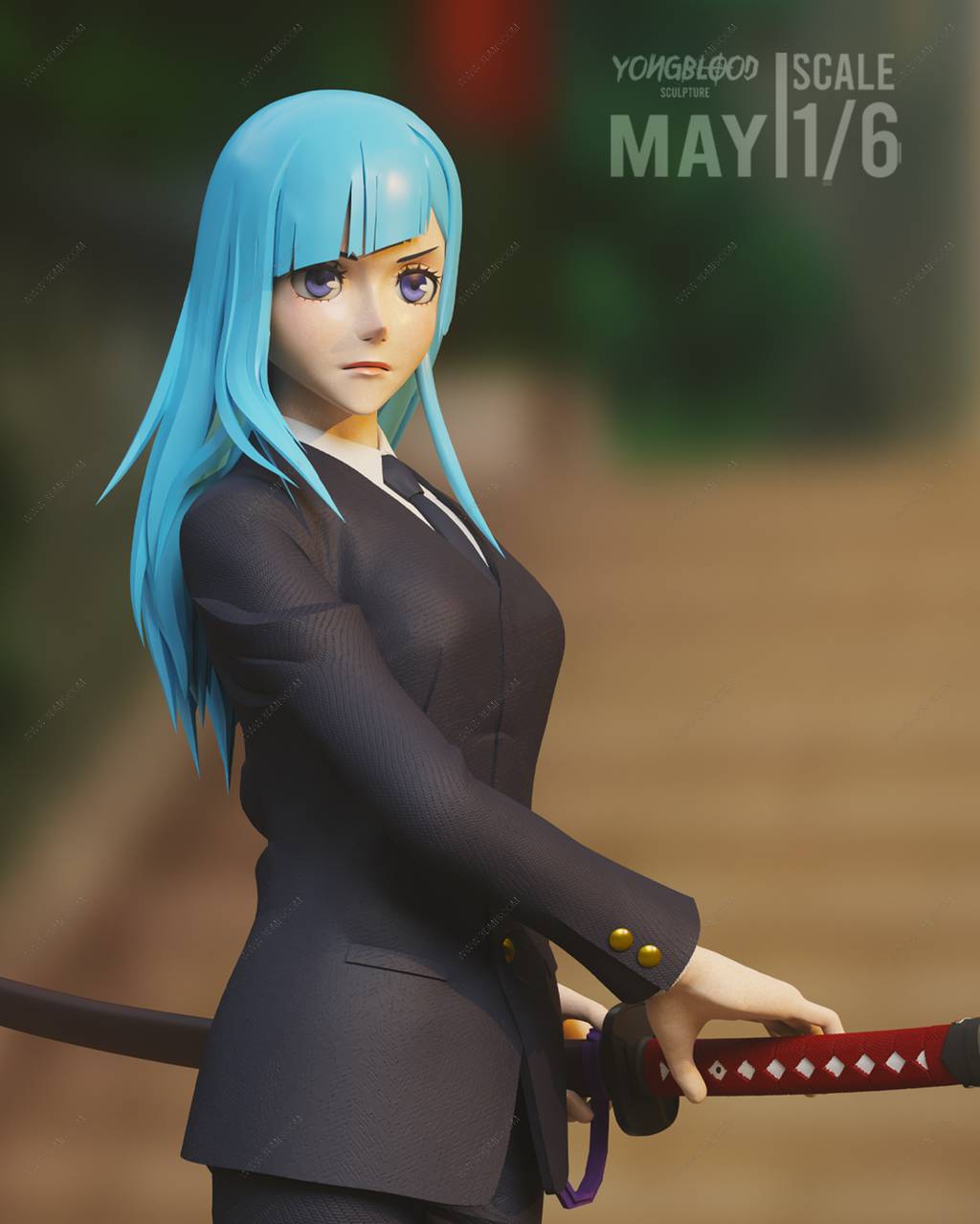 P站图纸印象馆 Yongblood Sculpture 咒术回战 三轮霞 Yongblood Sculpture 咒术回战 三轮霞