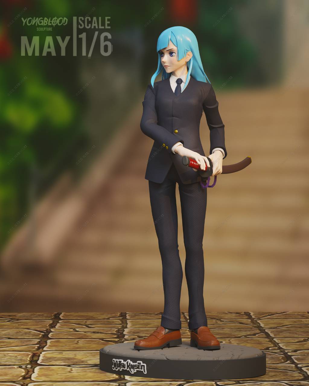 P站图纸印象馆 Yongblood Sculpture 咒术回战 三轮霞 Yongblood Sculpture 咒术回战 三轮霞