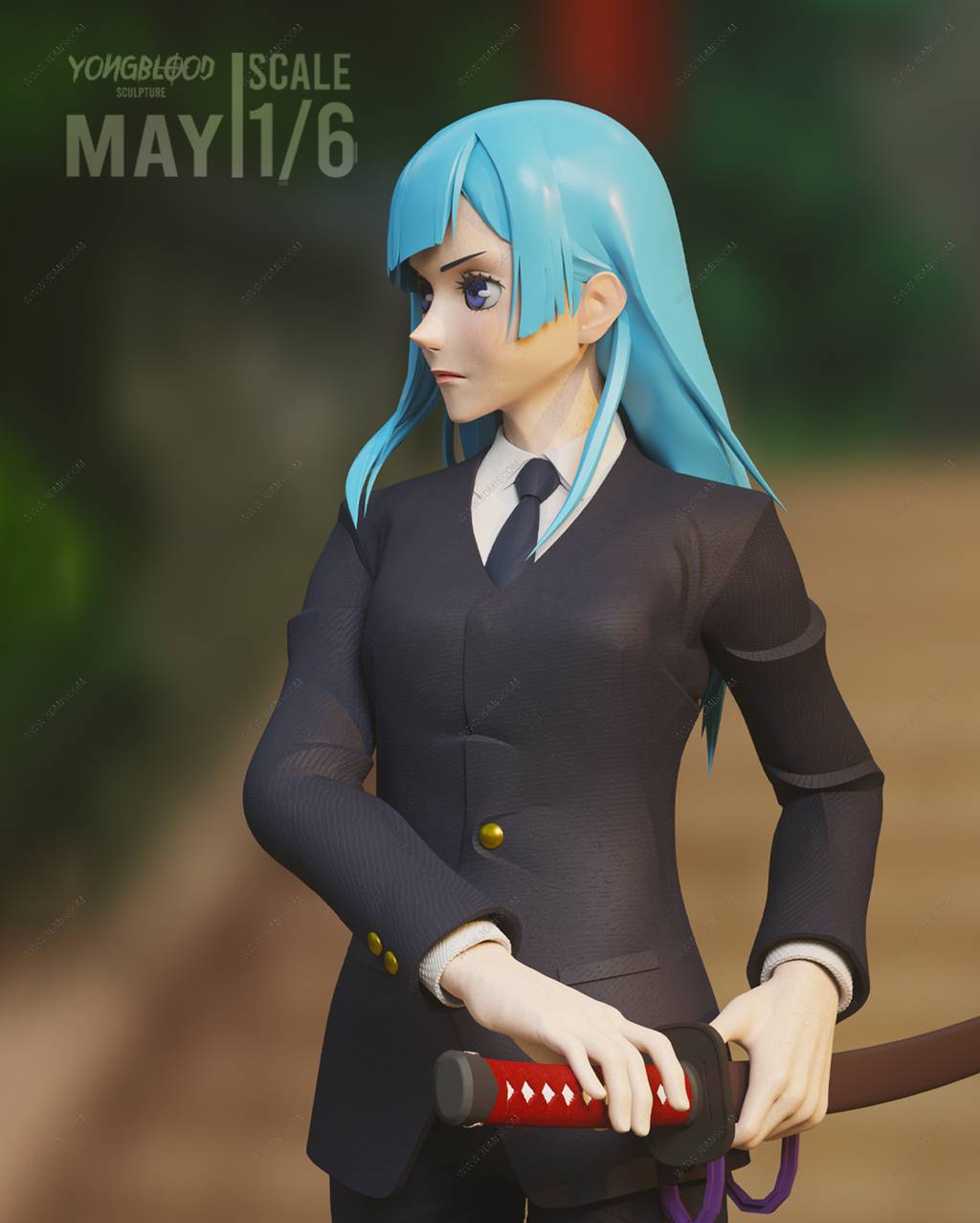 P站图纸印象馆 Yongblood Sculpture 咒术回战 三轮霞 Yongblood Sculpture 咒术回战 三轮霞