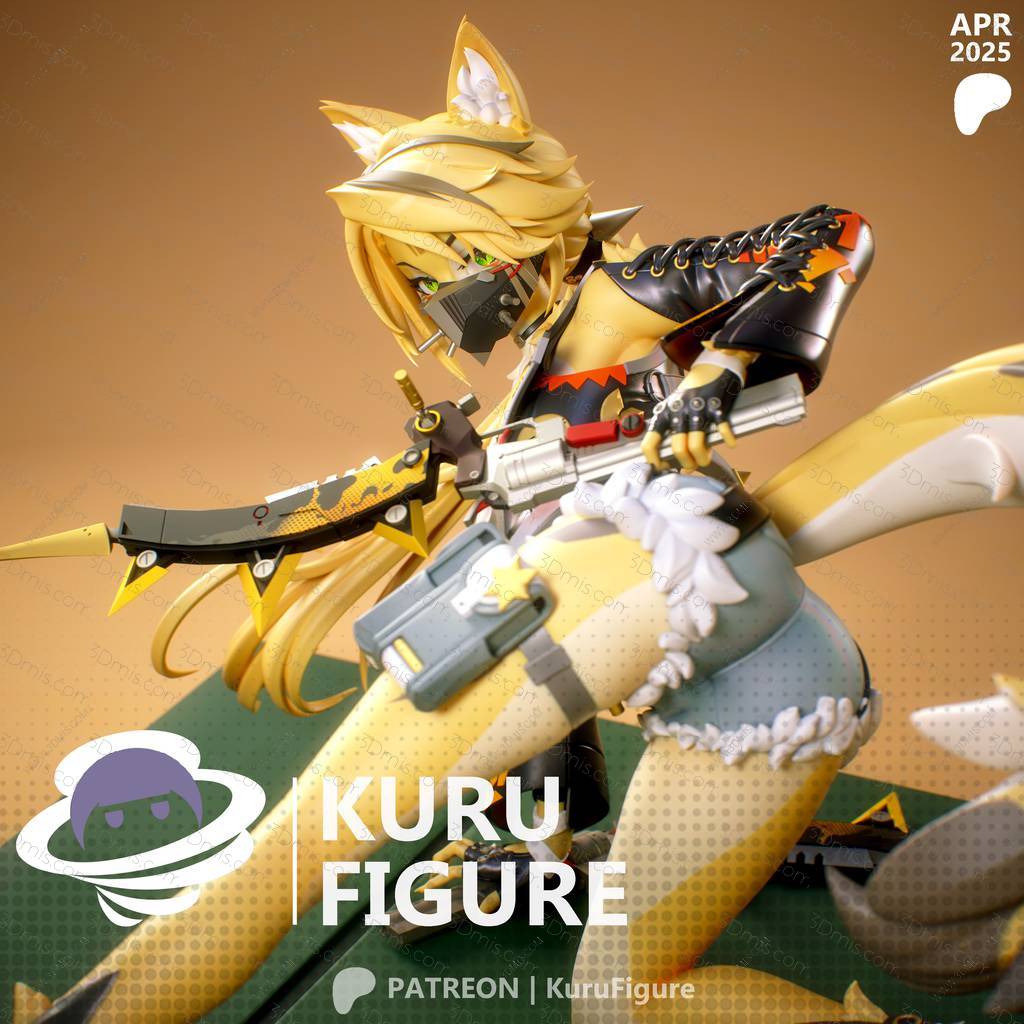 Kuru Figure 绝区零 波可娜·费雷尼