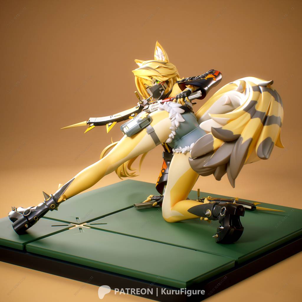 P站图纸印象馆 Kuru Figure 绝区零 波可娜·费雷尼 Kuru Figure 绝区零 波可娜·费雷尼