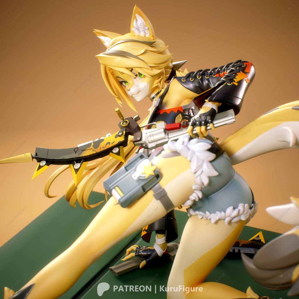 P站图纸印象馆 Kuru Figure 绝区零 波可娜·费雷尼 Kuru Figure 绝区零 波可娜·费雷尼