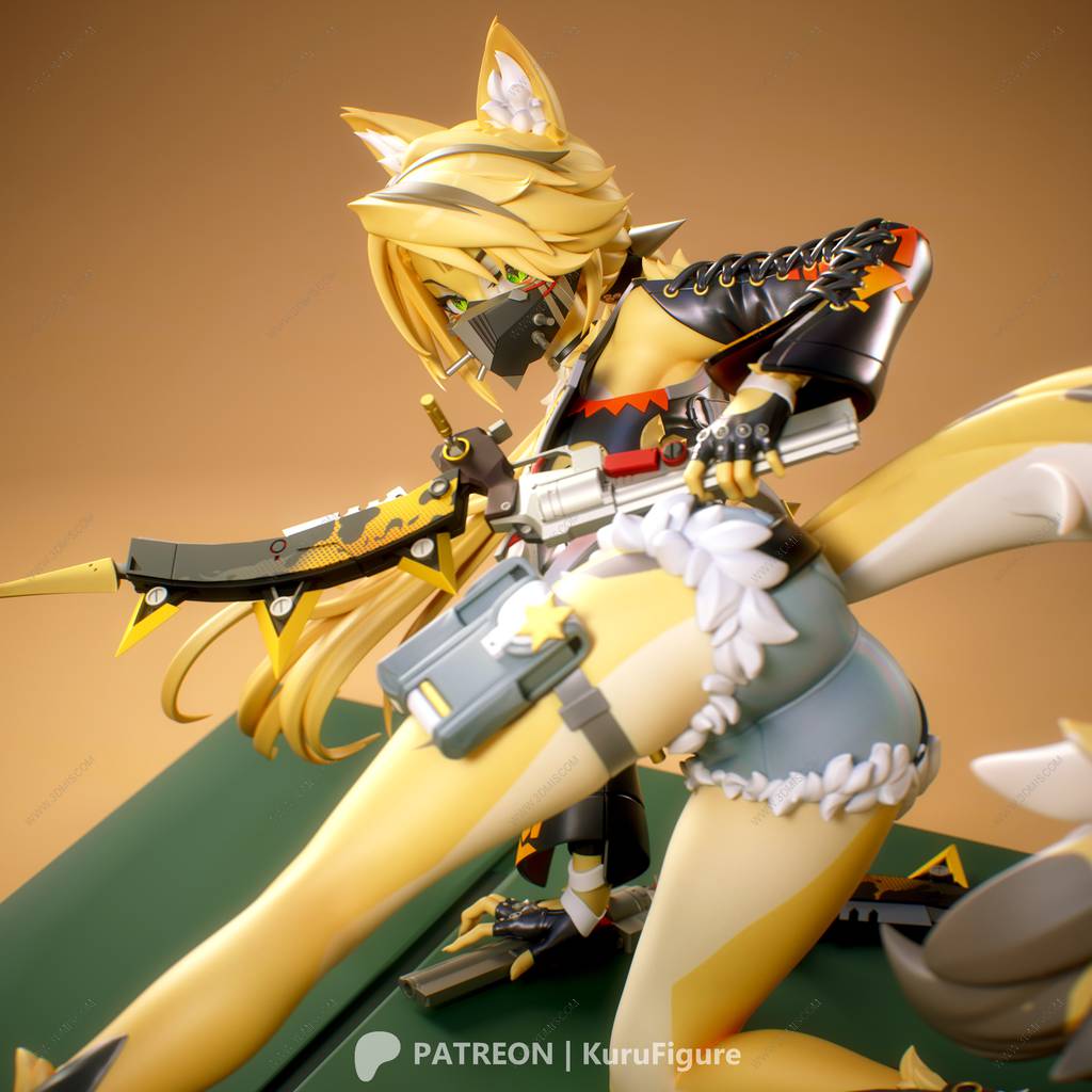 P站图纸印象馆 Kuru Figure 绝区零 波可娜·费雷尼 Kuru Figure 绝区零 波可娜·费雷尼