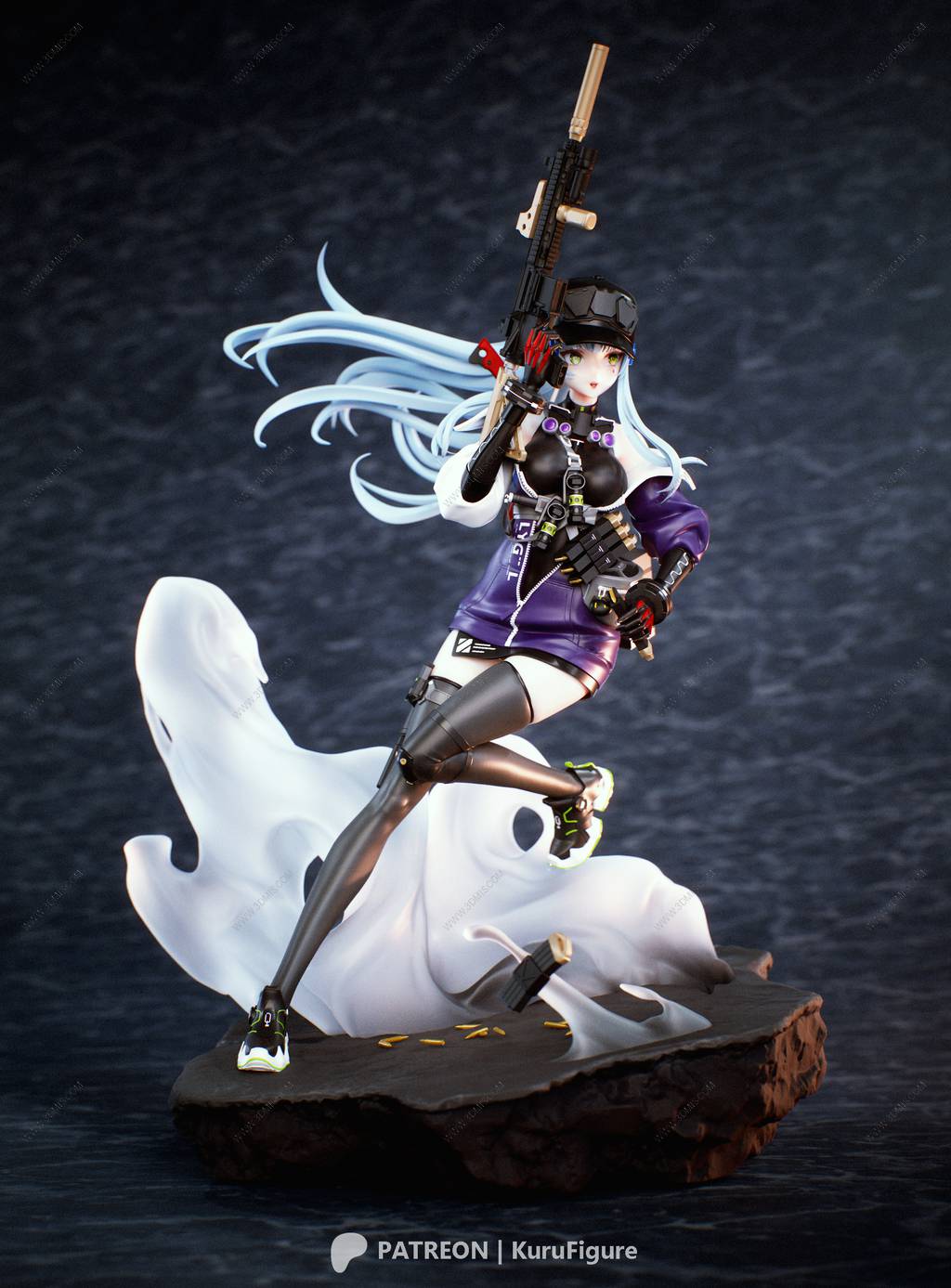 P站图纸印象馆 Kuru Figure 少女前线 可露凯 Kuru Figure 少女前线 可露凯