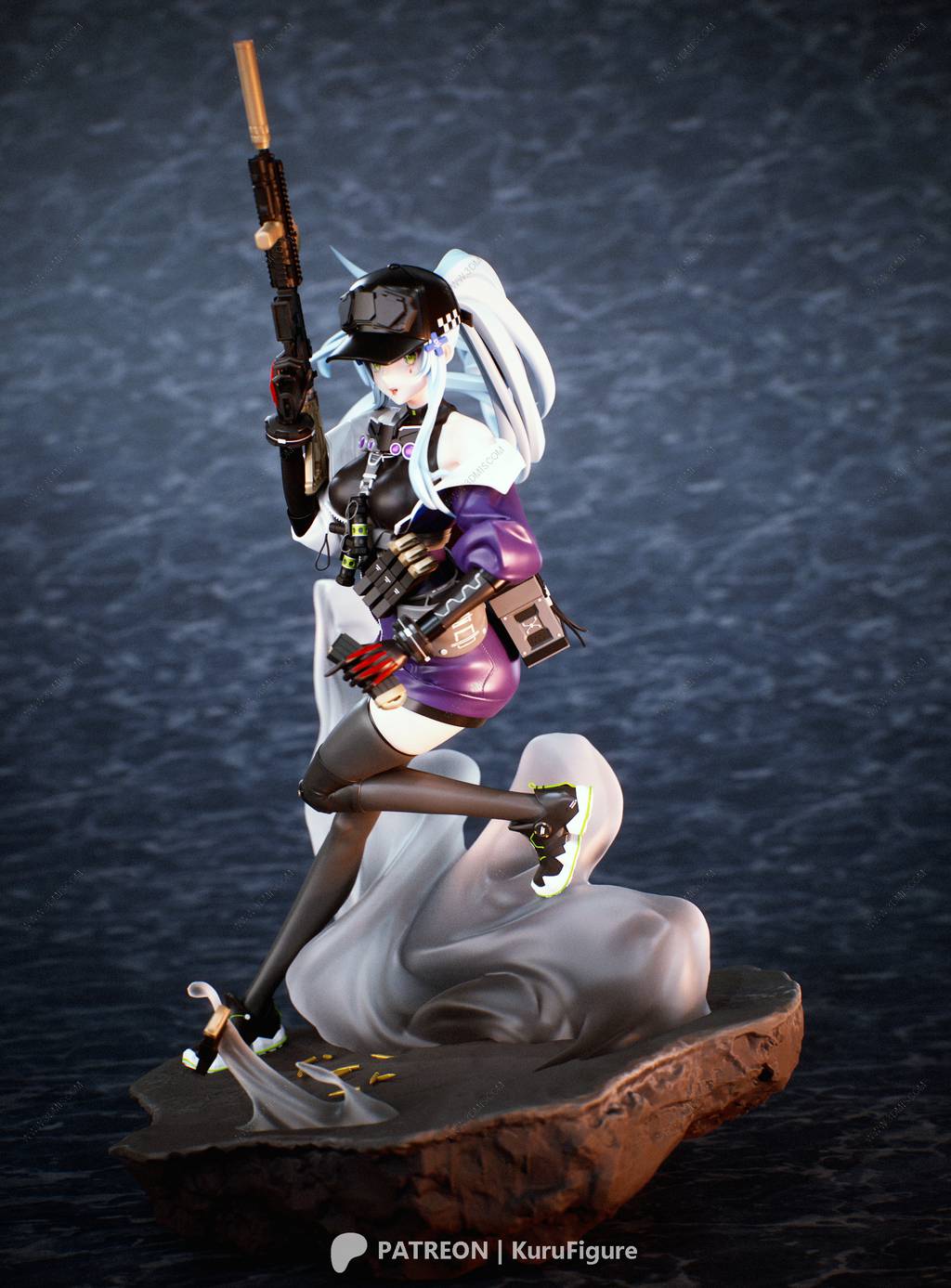 P站图纸印象馆 Kuru Figure 少女前线 可露凯 Kuru Figure 少女前线 可露凯