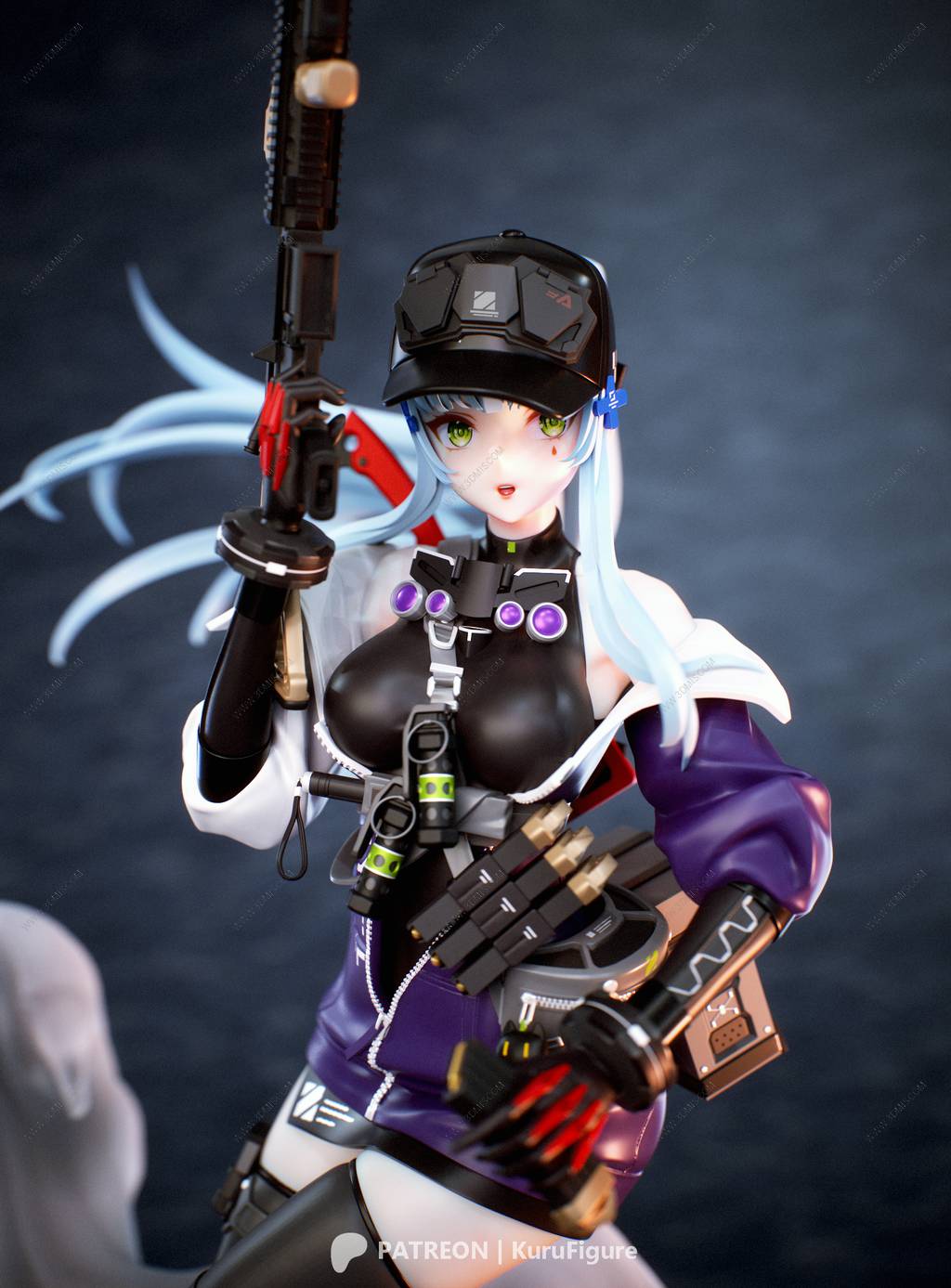 P站图纸印象馆 Kuru Figure 少女前线 可露凯 Kuru Figure 少女前线 可露凯