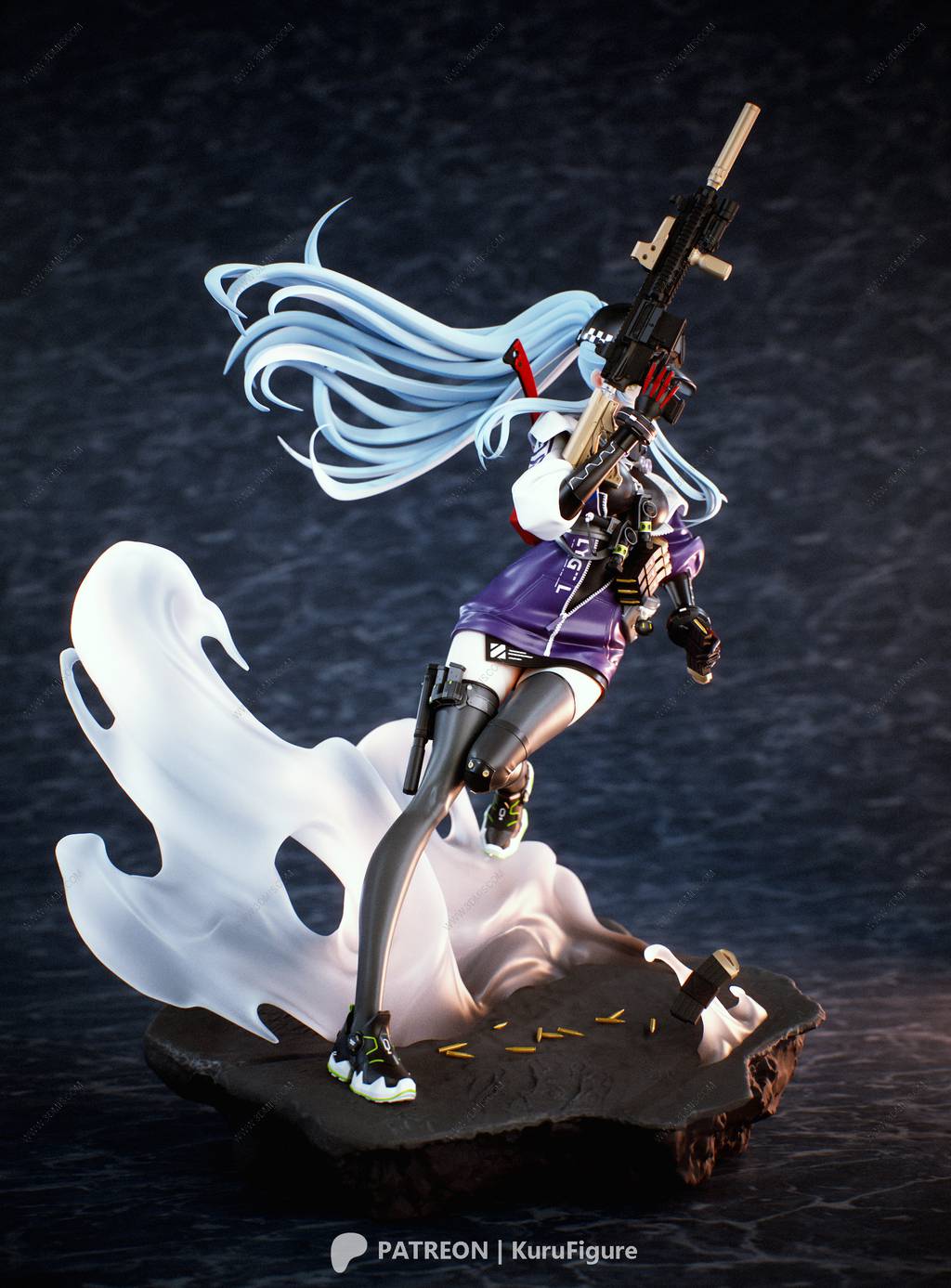 P站图纸印象馆 Kuru Figure 少女前线 可露凯 Kuru Figure 少女前线 可露凯