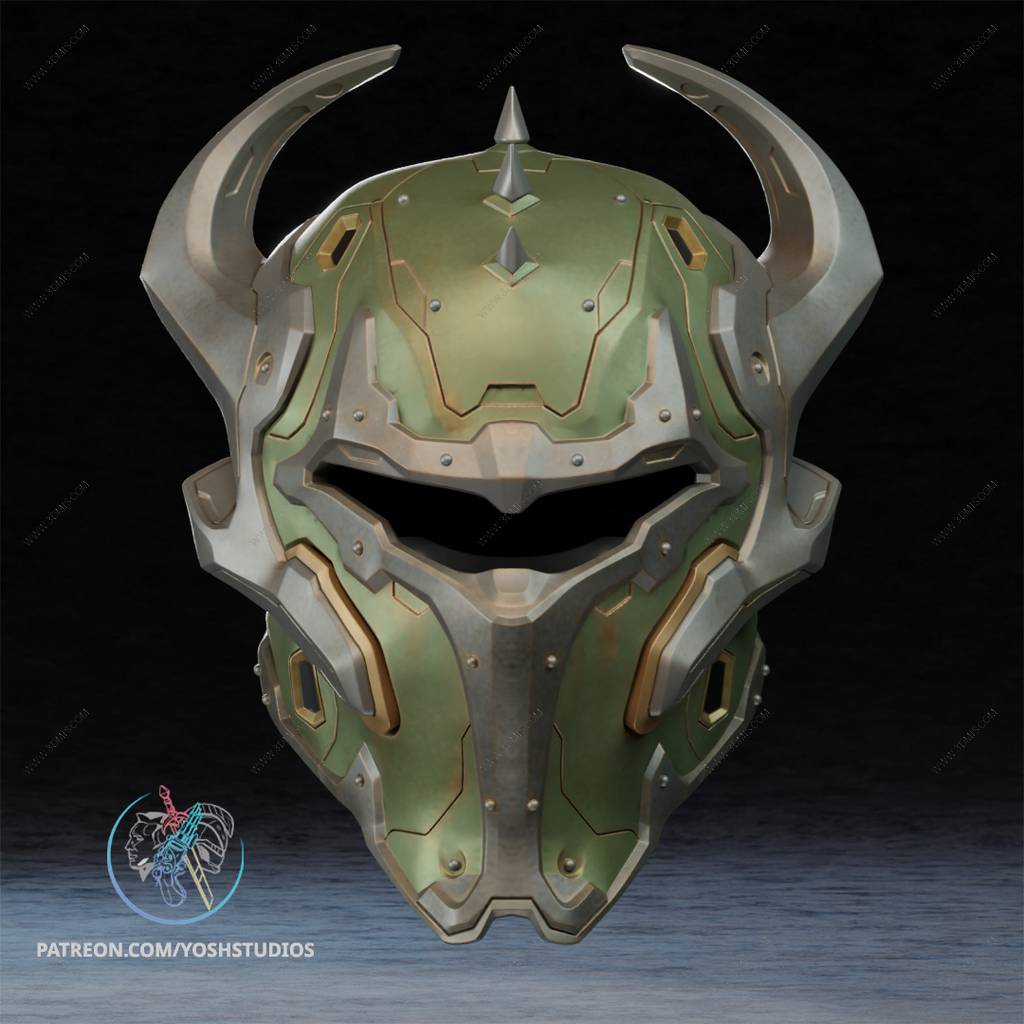 P站图纸印象馆 Yosh 毁灭战士的面具 Yosh 毁灭战士的面具