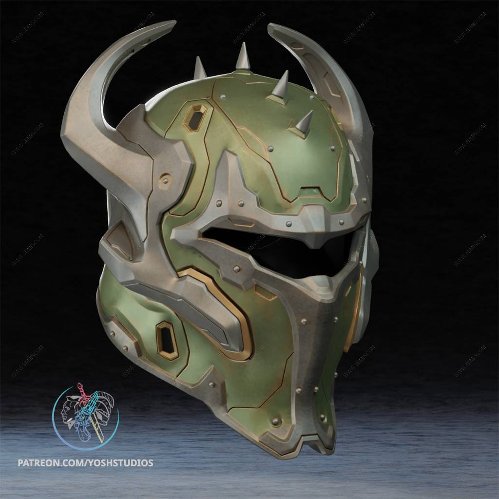 P站图纸印象馆 Yosh 毁灭战士的面具 Yosh 毁灭战士的面具