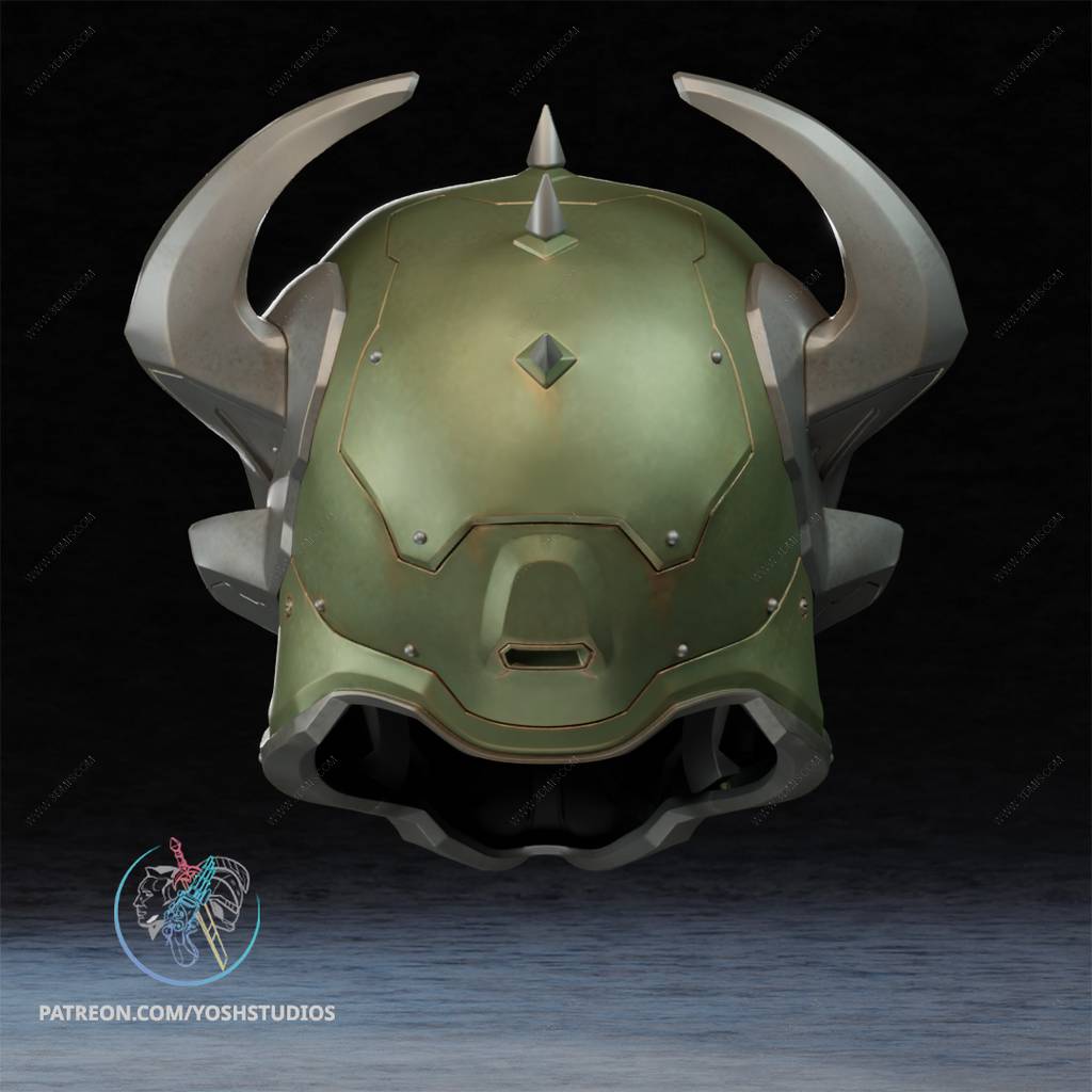 P站图纸印象馆 Yosh 毁灭战士的面具 Yosh 毁灭战士的面具