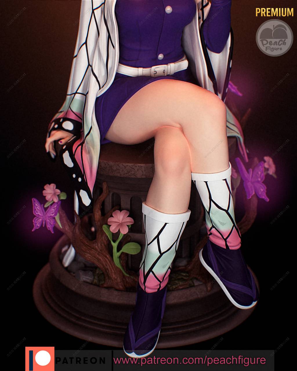 P站图纸印象馆 Peach Figure 鬼灭之刃 胡蝶忍 Peach Figure 鬼灭之刃 胡蝶忍