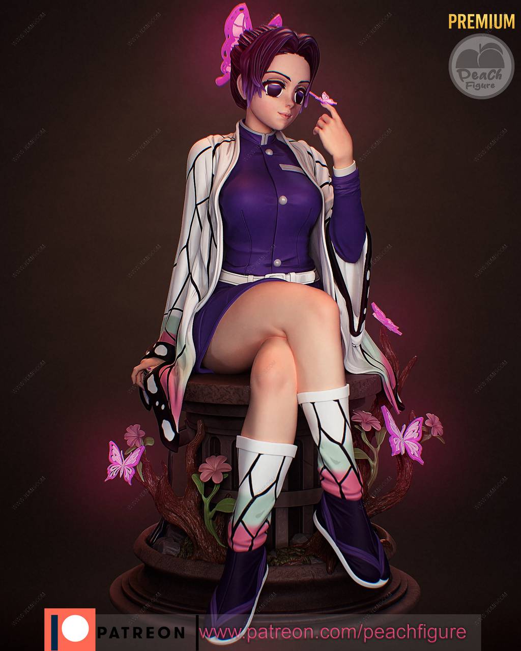 P站图纸印象馆 Peach Figure 鬼灭之刃 胡蝶忍 Peach Figure 鬼灭之刃 胡蝶忍