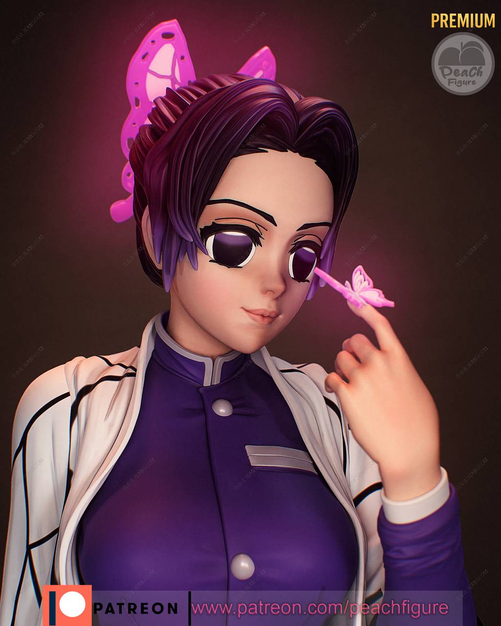 P站图纸印象馆 Peach Figure 鬼灭之刃 胡蝶忍 Peach Figure 鬼灭之刃 胡蝶忍