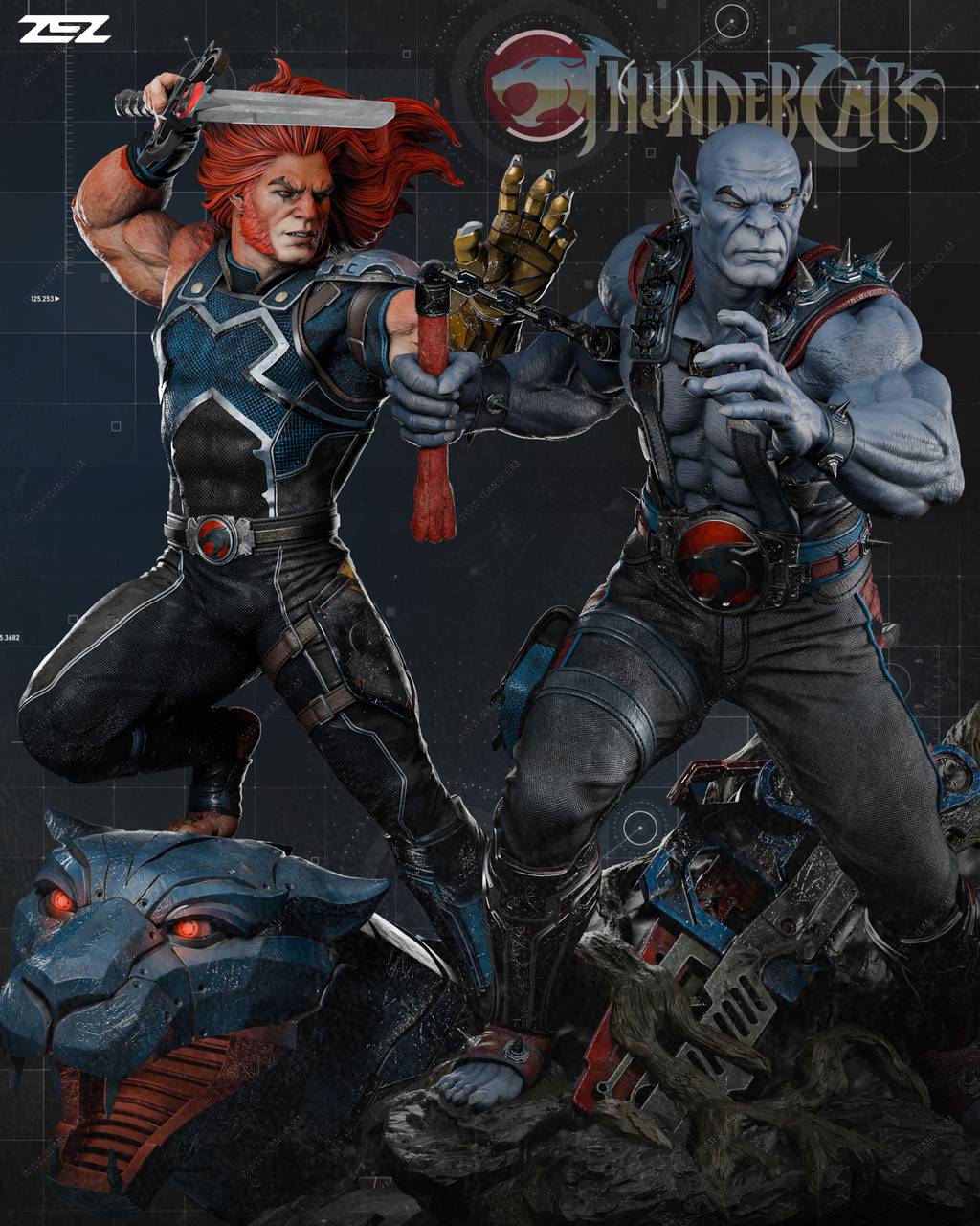 P站图纸印象馆 ZEZ STUDIOS 霹雳猫 猛猫 ZEZ STUDIOS 霹雳猫 猛猫