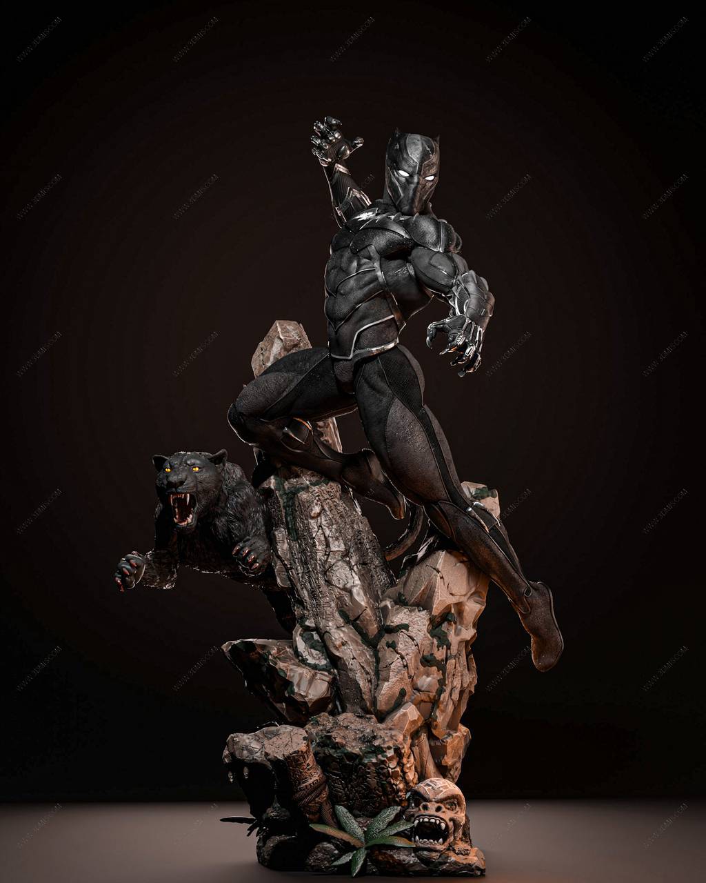 P站图纸印象馆 ZEZ STUDIOS 漫威 黑豹 ZEZ STUDIOS 漫威 黑豹