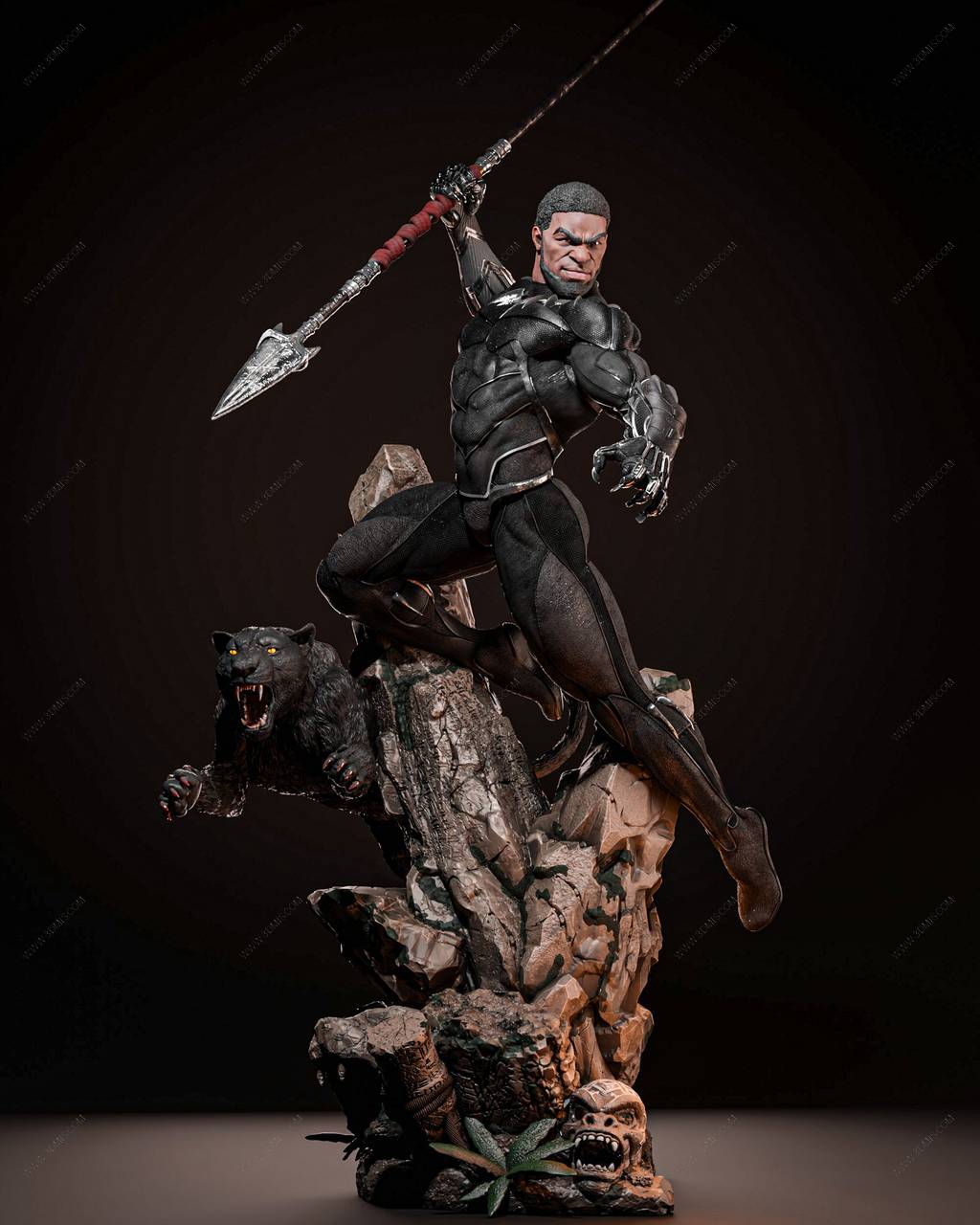 P站图纸印象馆 ZEZ STUDIOS 漫威 黑豹 ZEZ STUDIOS 漫威 黑豹