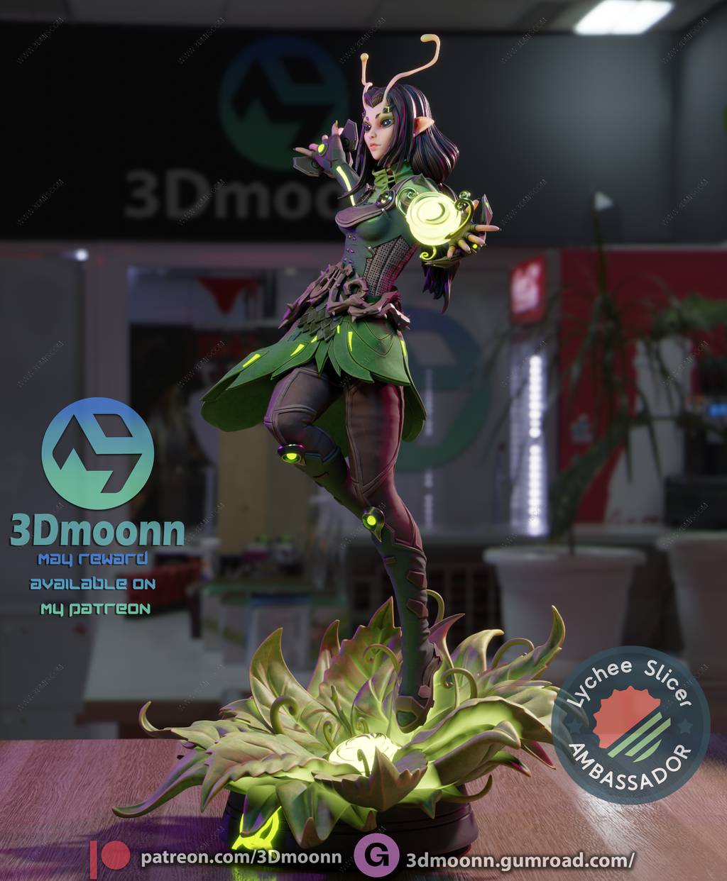 P站图纸印象馆 3Dmoonn 漫威 螳螂 3Dmoonn 漫威 螳螂