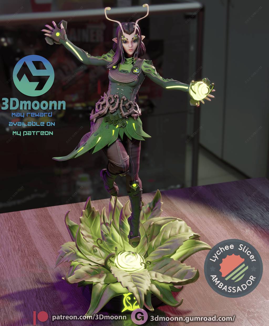 P站图纸印象馆 3Dmoonn 漫威 螳螂 3Dmoonn 漫威 螳螂