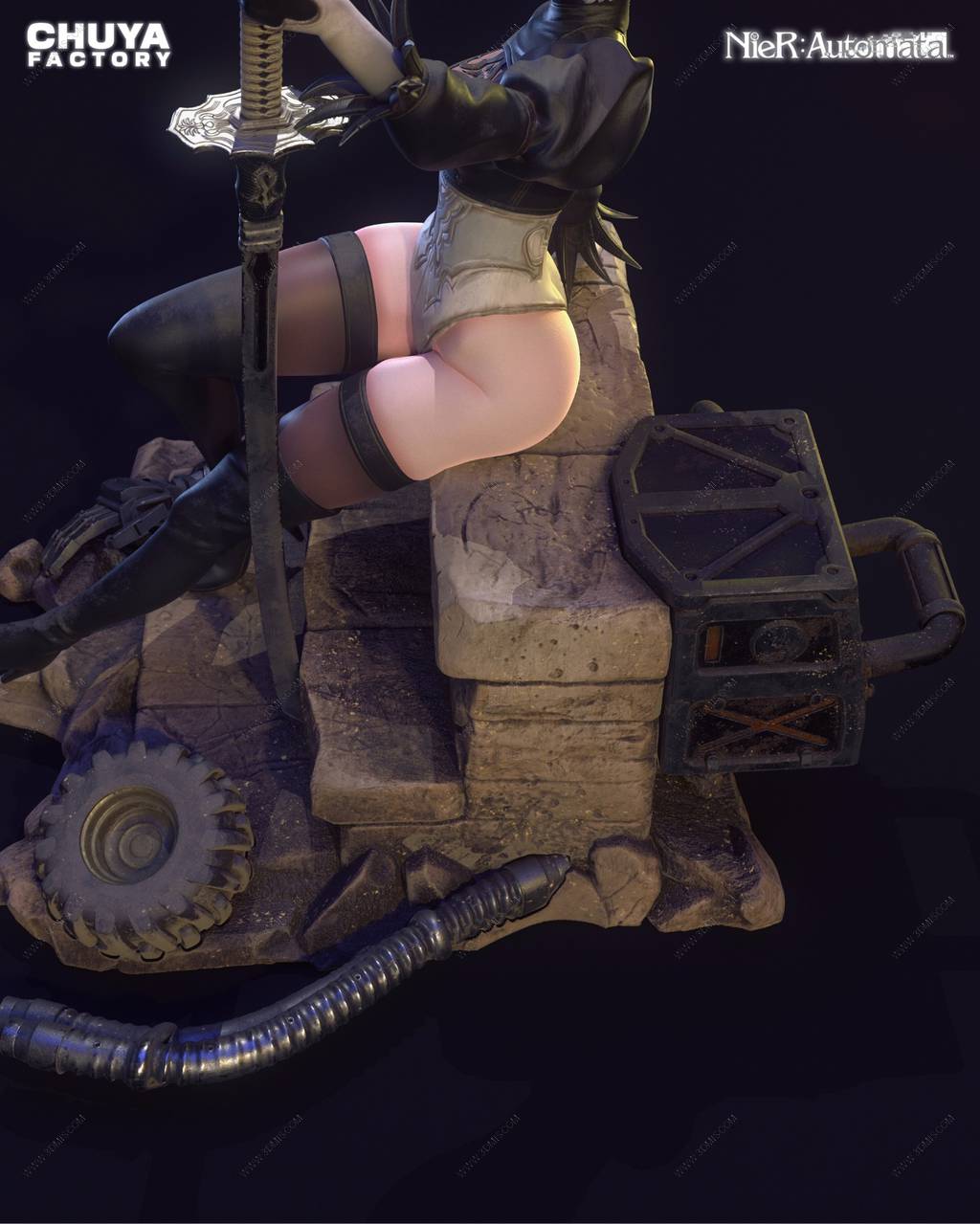 P站图纸印象馆 Chuya Factory 尼尔:机械纪元 尤尔哈2B2B Chuya Factory 尼尔:机械纪元 尤尔哈2B2B