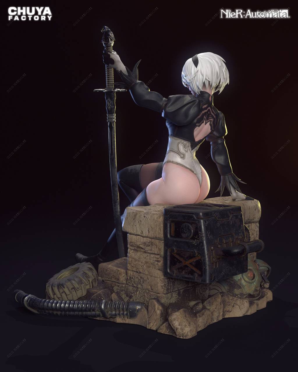 P站图纸印象馆 Chuya Factory 尼尔:机械纪元 尤尔哈2B2B Chuya Factory 尼尔:机械纪元 尤尔哈2B2B