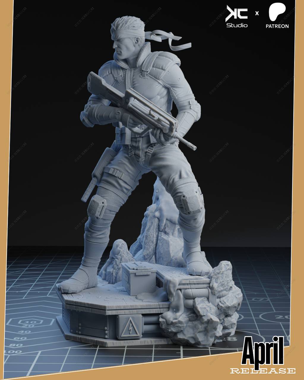 P站图纸印象馆 KcStudio 合金装备 索利德·斯内克 KcStudio 合金装备 索利德·斯内克