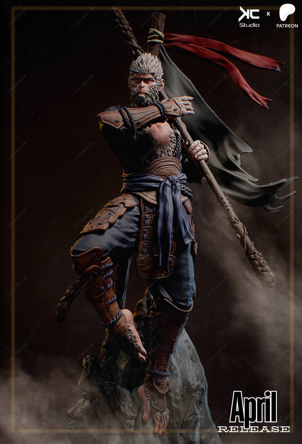 P站图纸印象馆 KcStudio 黑神话悟空 天命人 KcStudio 黑神话悟空 天命人