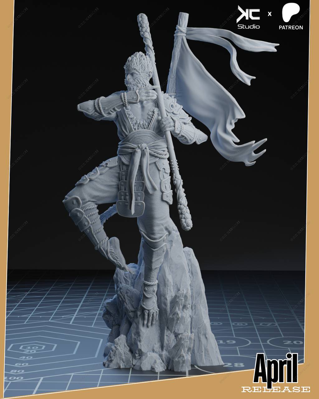 P站图纸印象馆 KcStudio 黑神话悟空 天命人 KcStudio 黑神话悟空 天命人