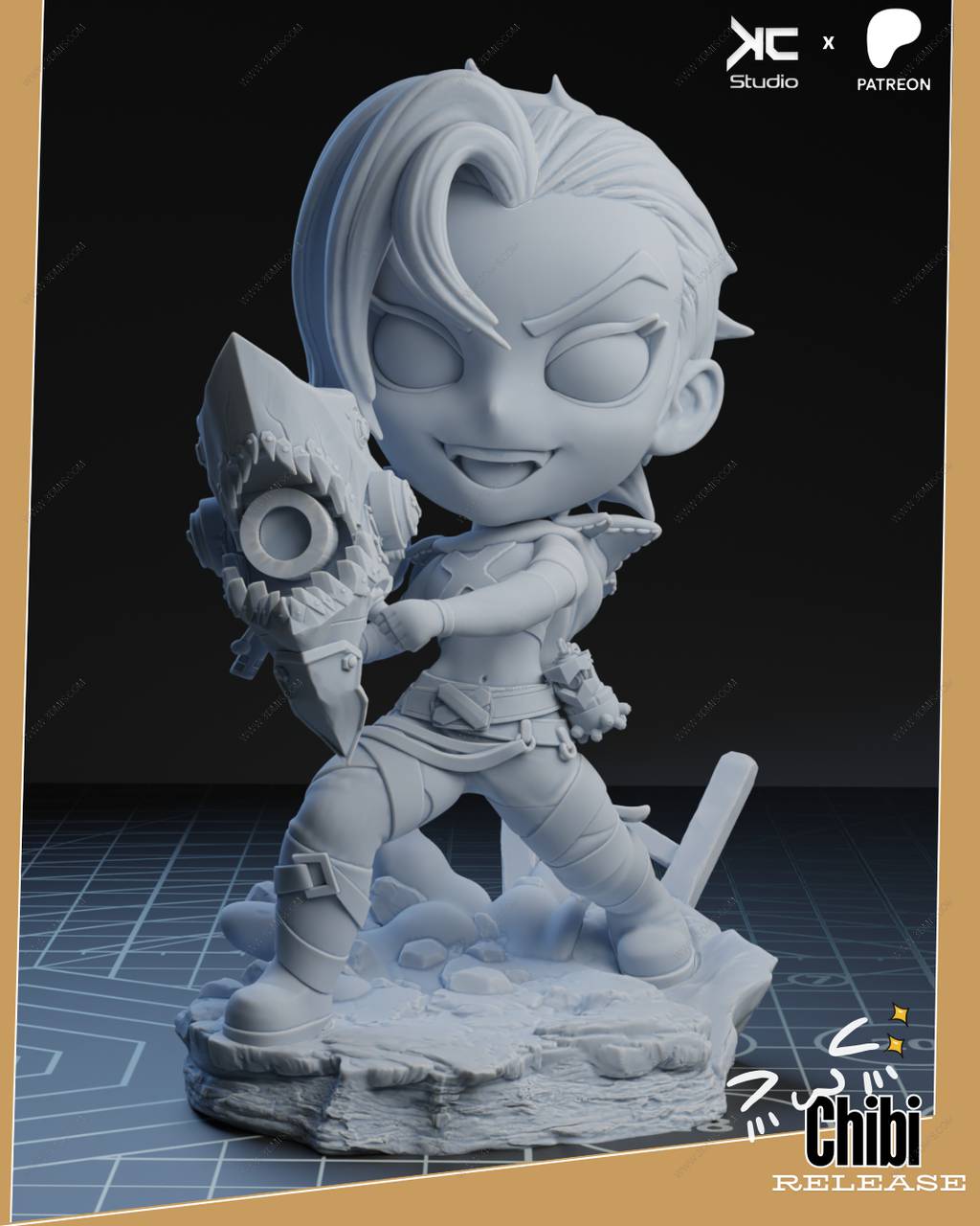 P站图纸印象馆 KcStudio 英雄联盟 金克丝 KcStudio 英雄联盟 金克丝