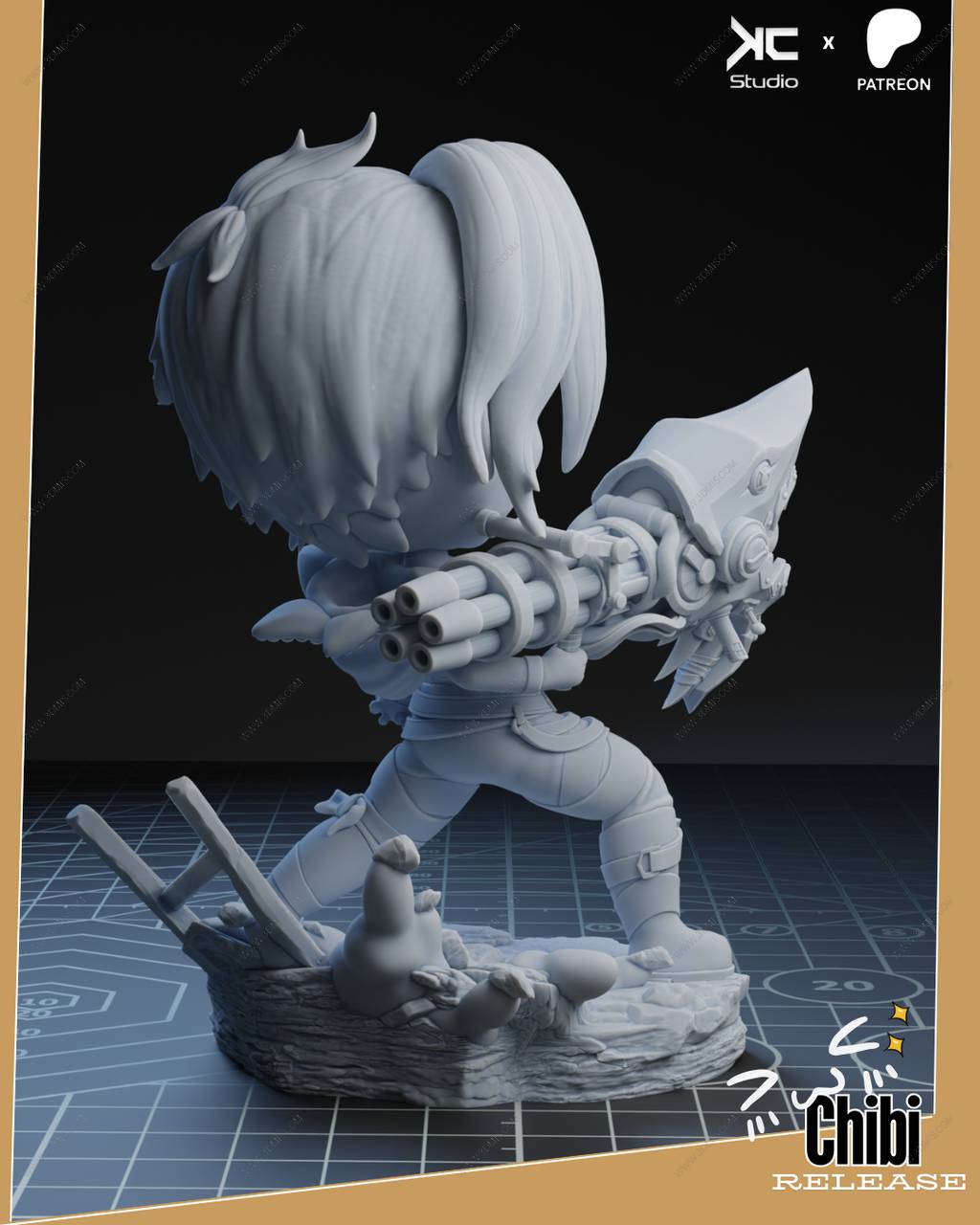 P站图纸印象馆 KcStudio 英雄联盟 金克丝 KcStudio 英雄联盟 金克丝