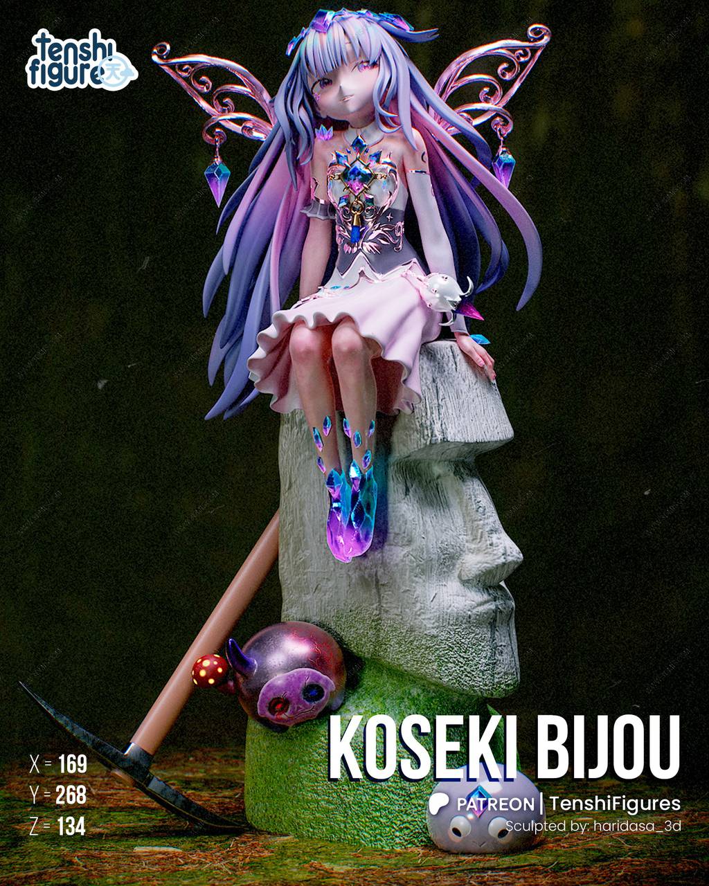 P站图纸印象馆 Tenshi Figures 虚拟偶像 古石碧珠 Tenshi Figures 虚拟偶像 古石碧珠