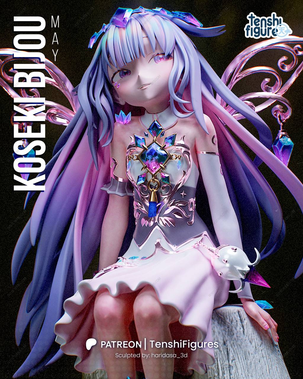 P站图纸印象馆 Tenshi Figures 虚拟偶像 古石碧珠 Tenshi Figures 虚拟偶像 古石碧珠