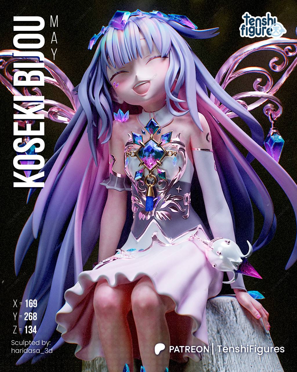 P站图纸印象馆 Tenshi Figures 虚拟偶像 古石碧珠 Tenshi Figures 虚拟偶像 古石碧珠