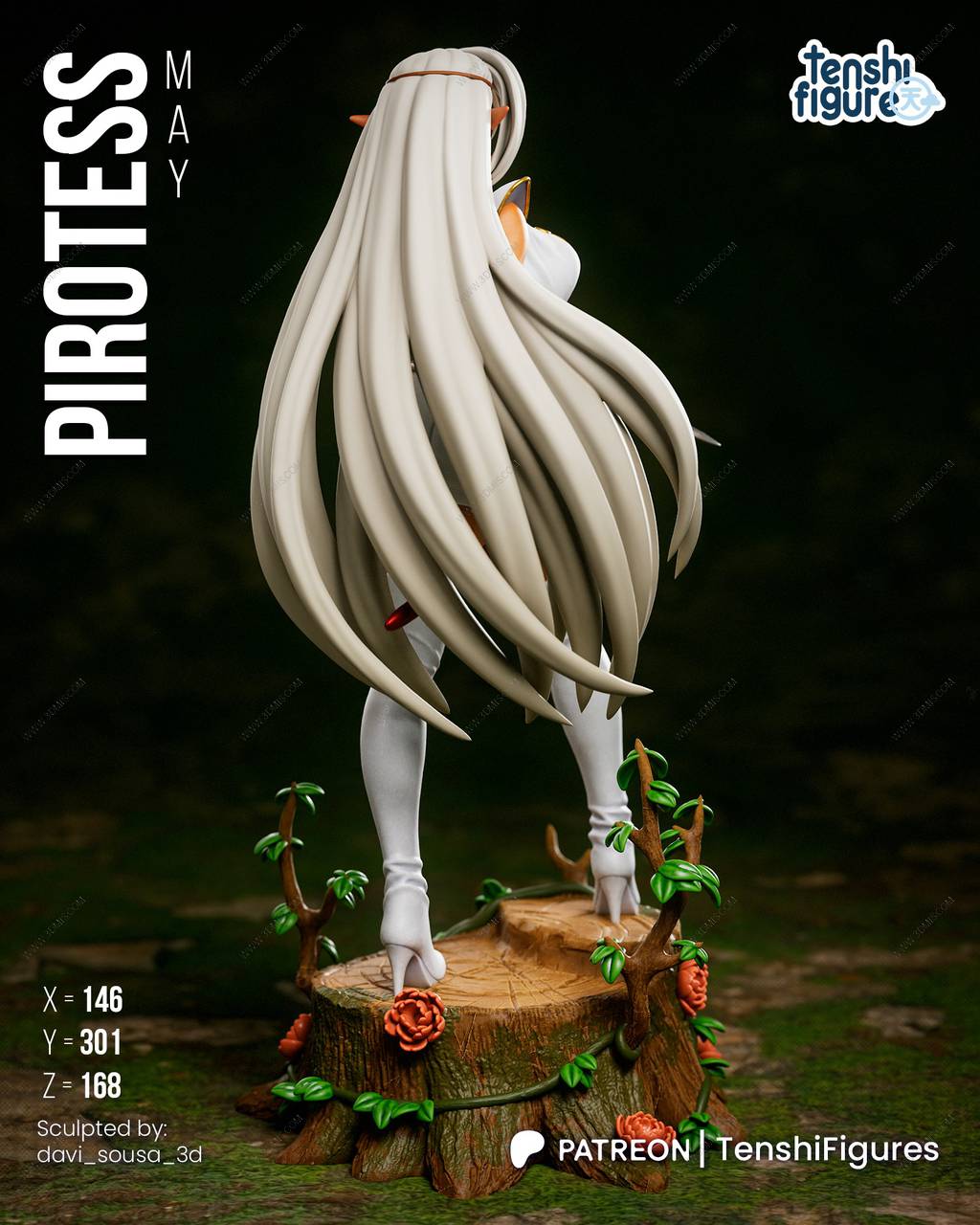P站图纸印象馆 Tenshi Figures 罗德岛战记 比萝蒂丝 Tenshi Figures 罗德岛战记 比萝蒂丝