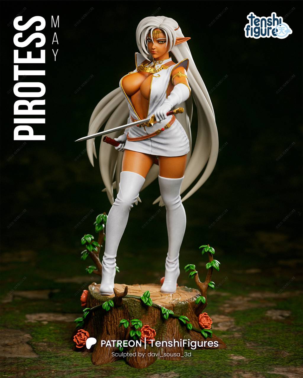 P站图纸印象馆 Tenshi Figures 罗德岛战记 比萝蒂丝 Tenshi Figures 罗德岛战记 比萝蒂丝