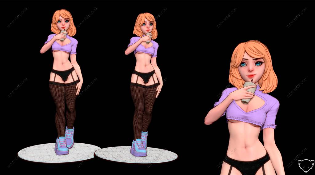 P站图纸印象馆 休闲女孩 休闲女孩