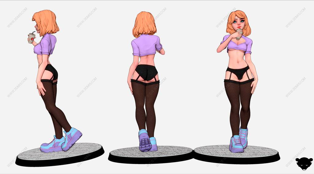 P站图纸印象馆 休闲女孩 休闲女孩