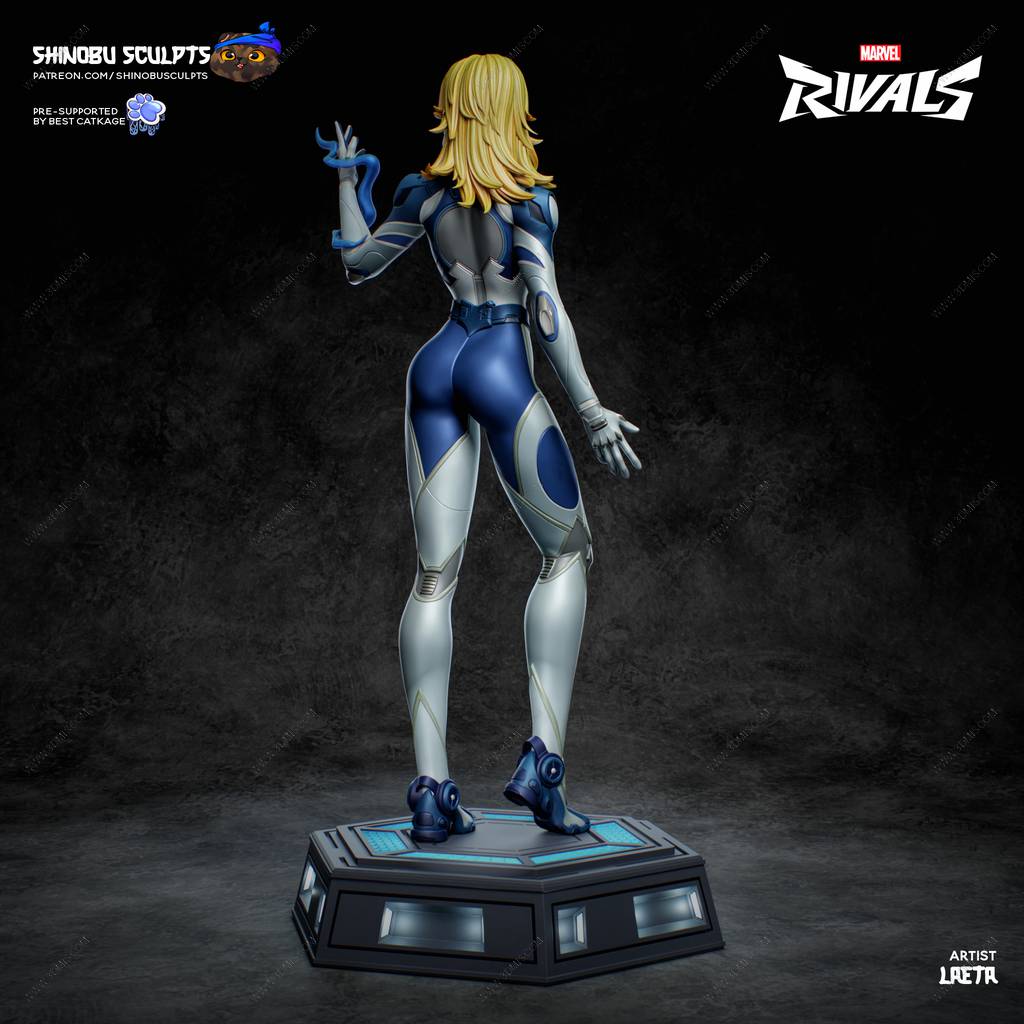 P站图纸印象馆 Shinobu Sculpts 漫威 隐形女侠 Shinobu Sculpts 漫威 隐形女侠