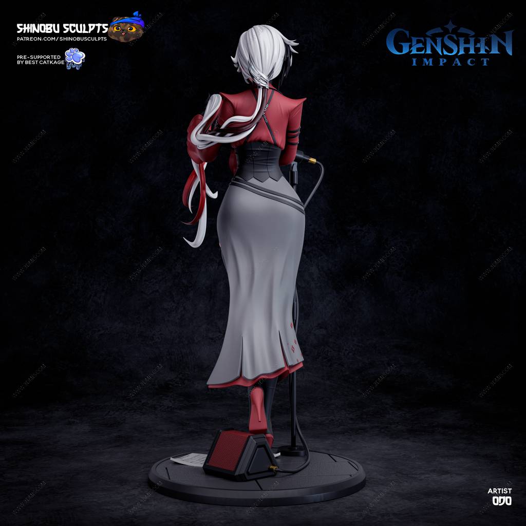 P站图纸印象馆 Shinobu Sculpts 原神 阿蕾奇诺 Shinobu Sculpts 原神 阿蕾奇诺