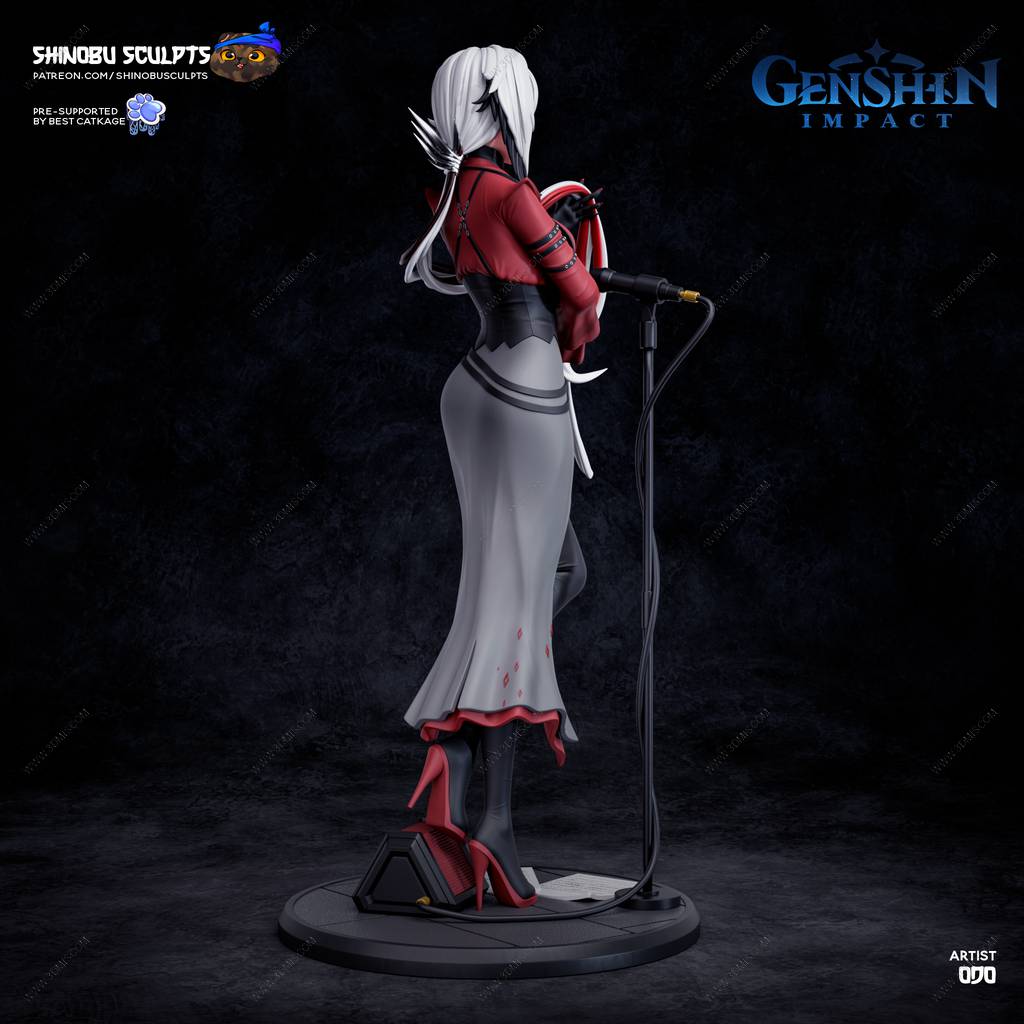 P站图纸印象馆 Shinobu Sculpts 原神 阿蕾奇诺 Shinobu Sculpts 原神 阿蕾奇诺