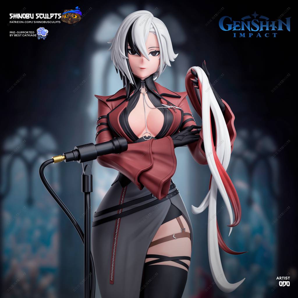 P站图纸印象馆 Shinobu Sculpts 原神 阿蕾奇诺 Shinobu Sculpts 原神 阿蕾奇诺