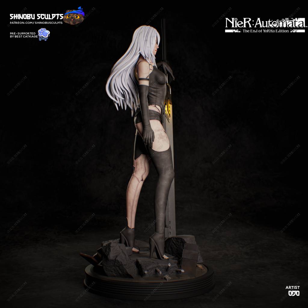 P站图纸印象馆 Shinobu Sculpts 尼尔:机械纪元 尤尔哈A型二号 Shinobu Sculpts 尼尔:机械纪元 尤尔哈A型二号