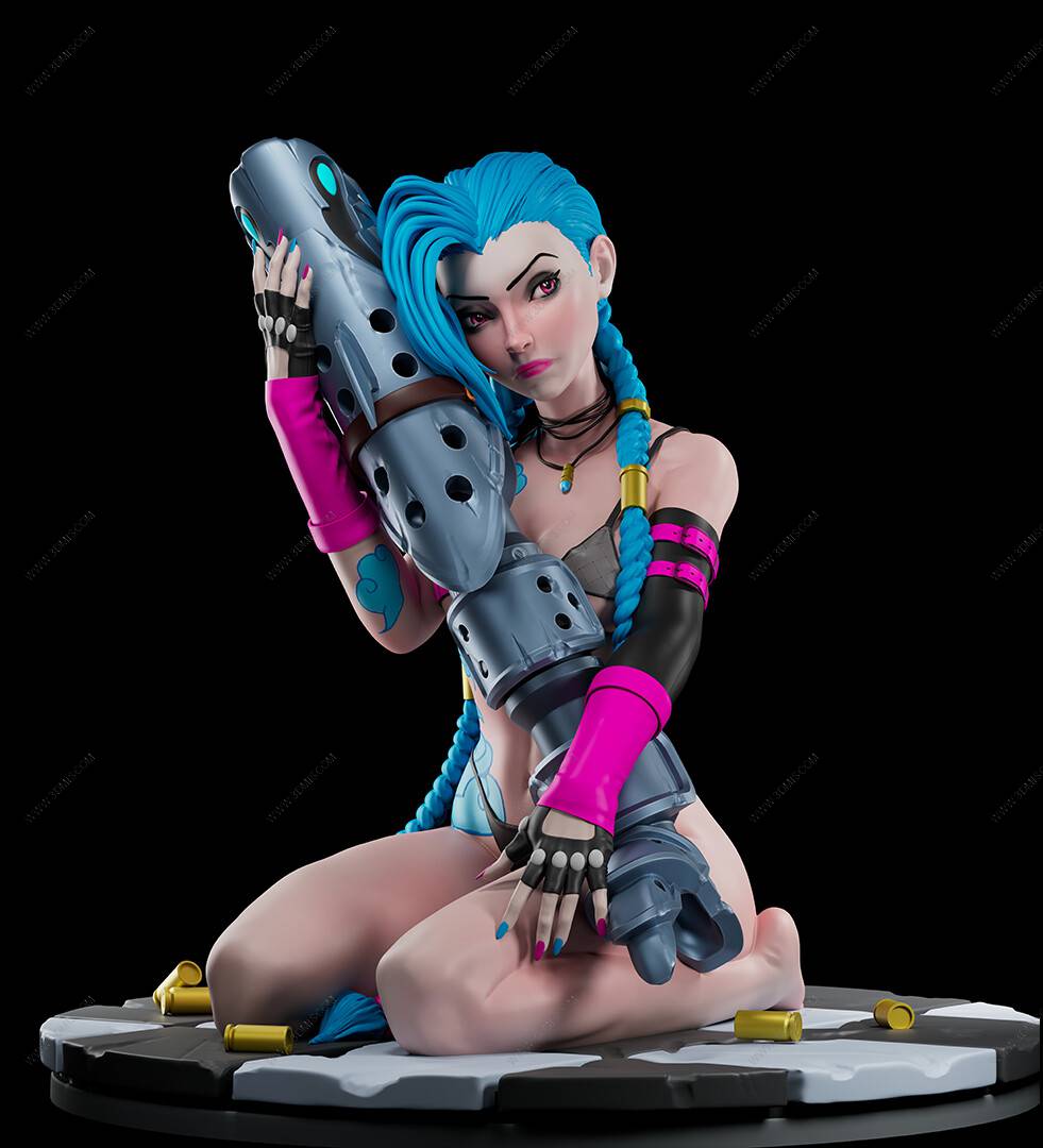 P站图纸印象馆 英雄联盟 金克丝 英雄联盟 金克丝