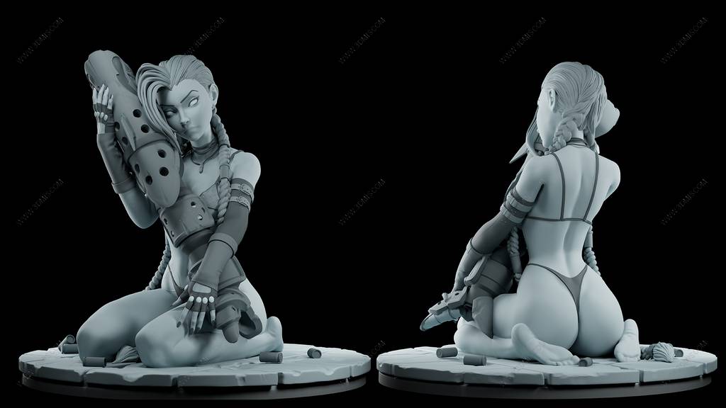 P站图纸印象馆 英雄联盟 金克丝 英雄联盟 金克丝