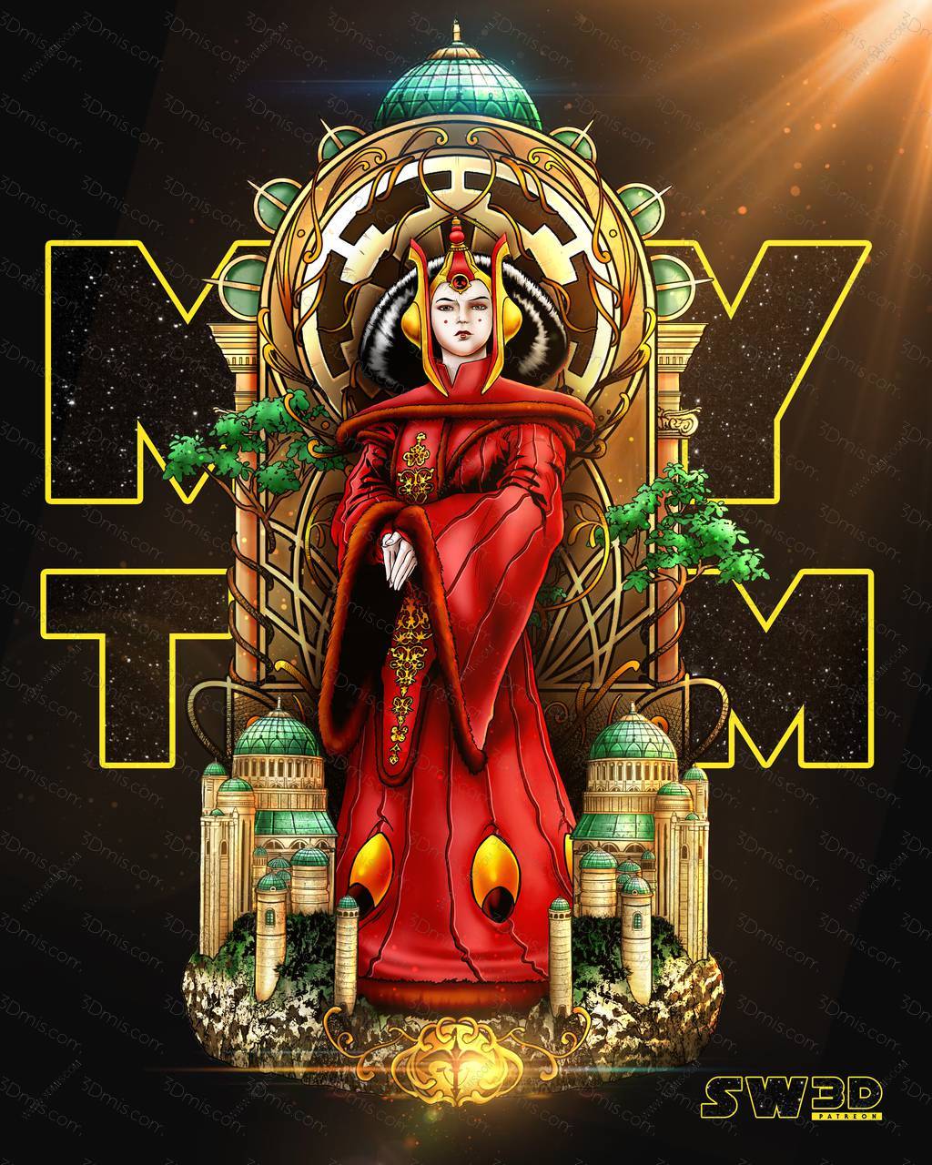 SW3D 星球大战 帕德梅