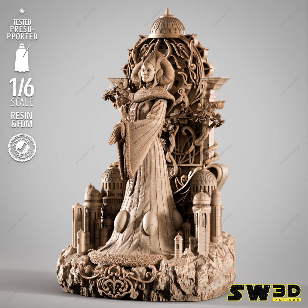 P站图纸印象馆 SW3D 星球大战 帕德梅 SW3D 星球大战 帕德梅