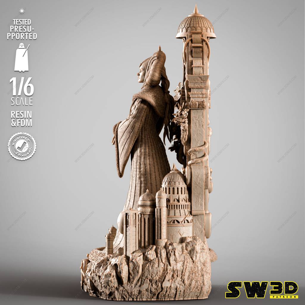 P站图纸印象馆 SW3D 星球大战 帕德梅 SW3D 星球大战 帕德梅