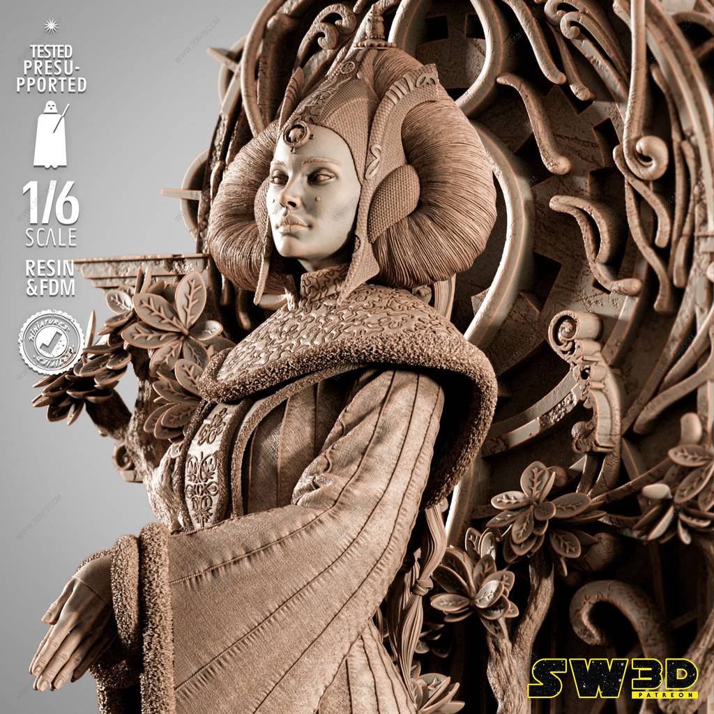 P站图纸印象馆 SW3D 星球大战 帕德梅 SW3D 星球大战 帕德梅