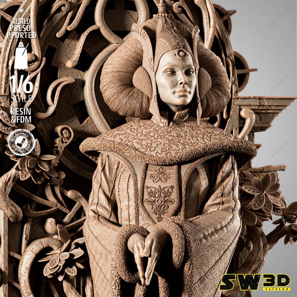 P站图纸印象馆 SW3D 星球大战 帕德梅 SW3D 星球大战 帕德梅