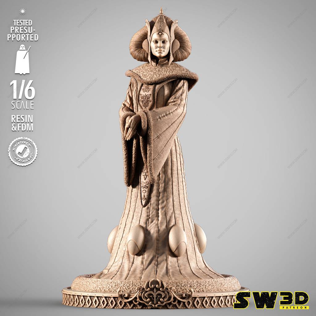 P站图纸印象馆 SW3D 星球大战 帕德梅 SW3D 星球大战 帕德梅